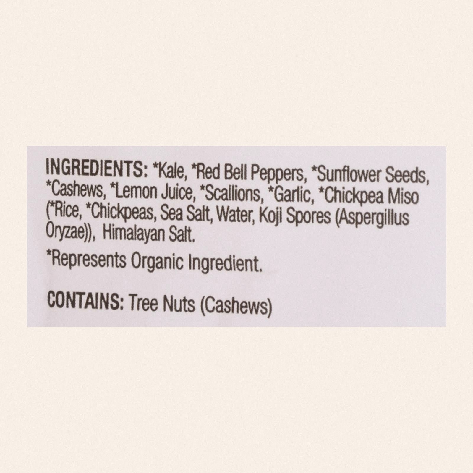 Brad's Plant Based - Raw Crunch - Vampire Killer - Case of 12 - 2 oz. - Back