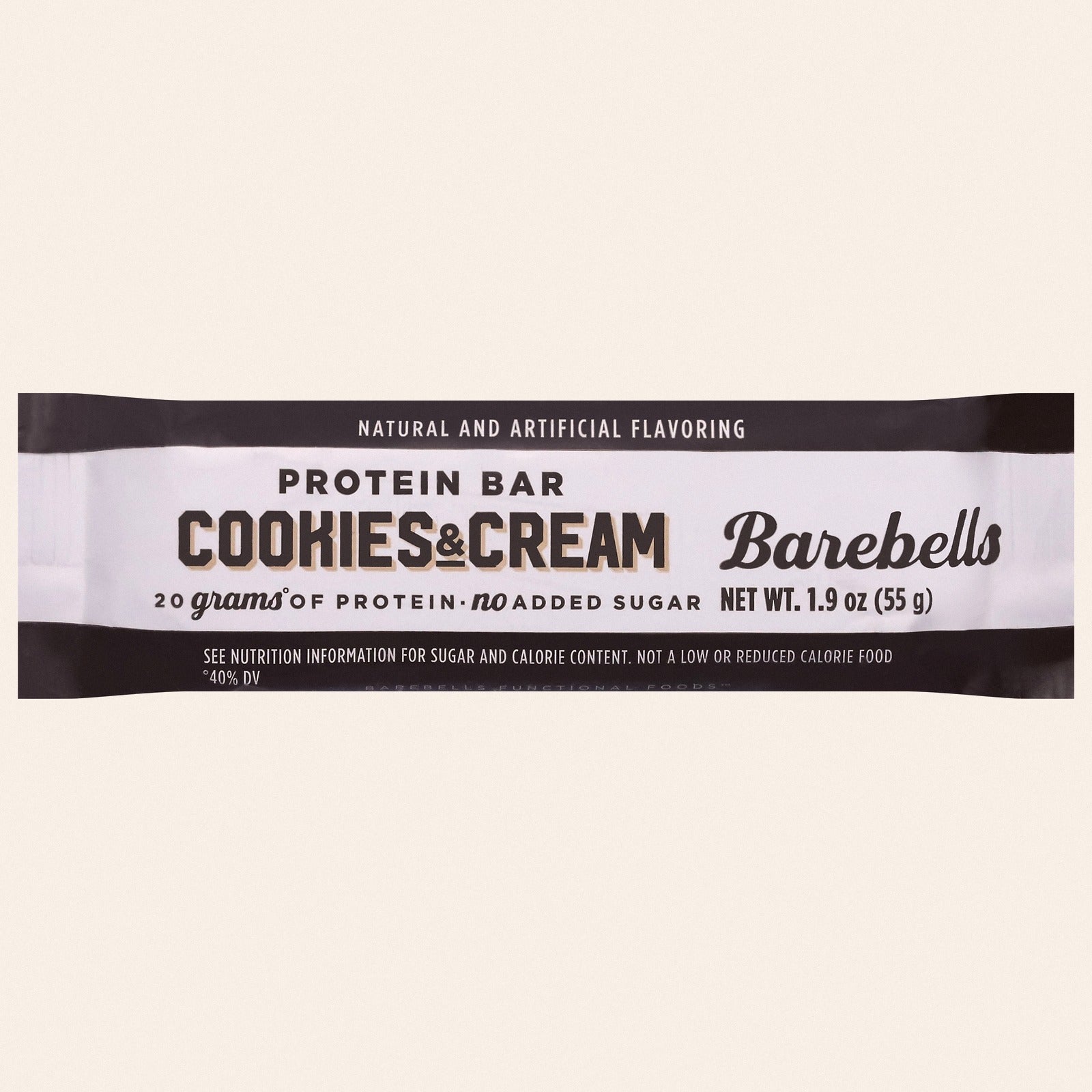 Barebells - Protein Bar Cookies & Cream - CS of 12-1.94 OZ - Front