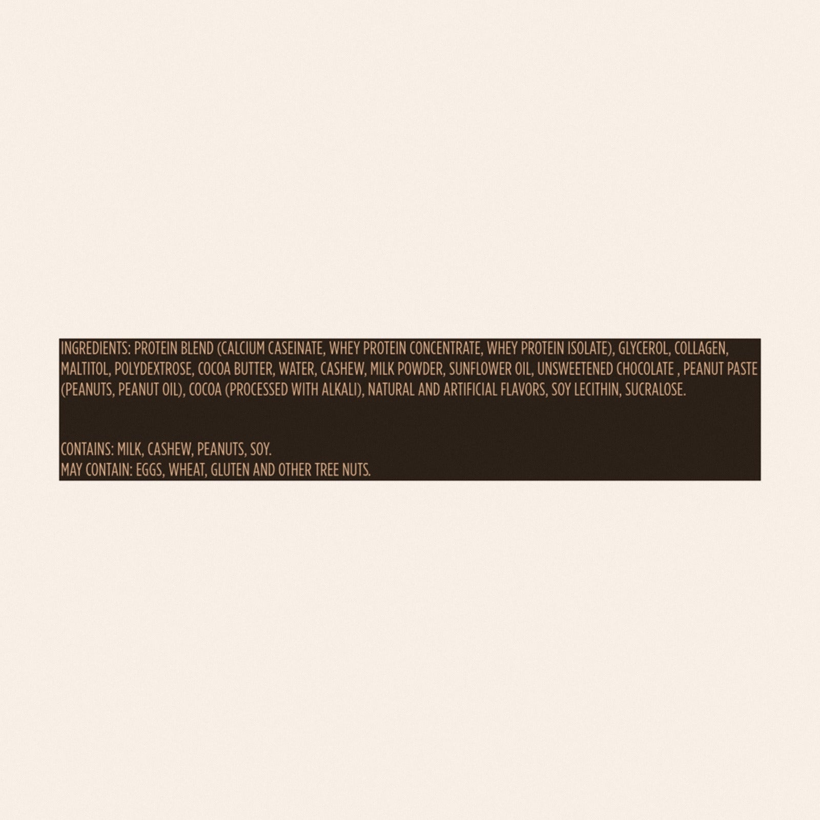 Barebells - Protein Bar Caramel Cashew - CS of 12-1.94 OZ - Back